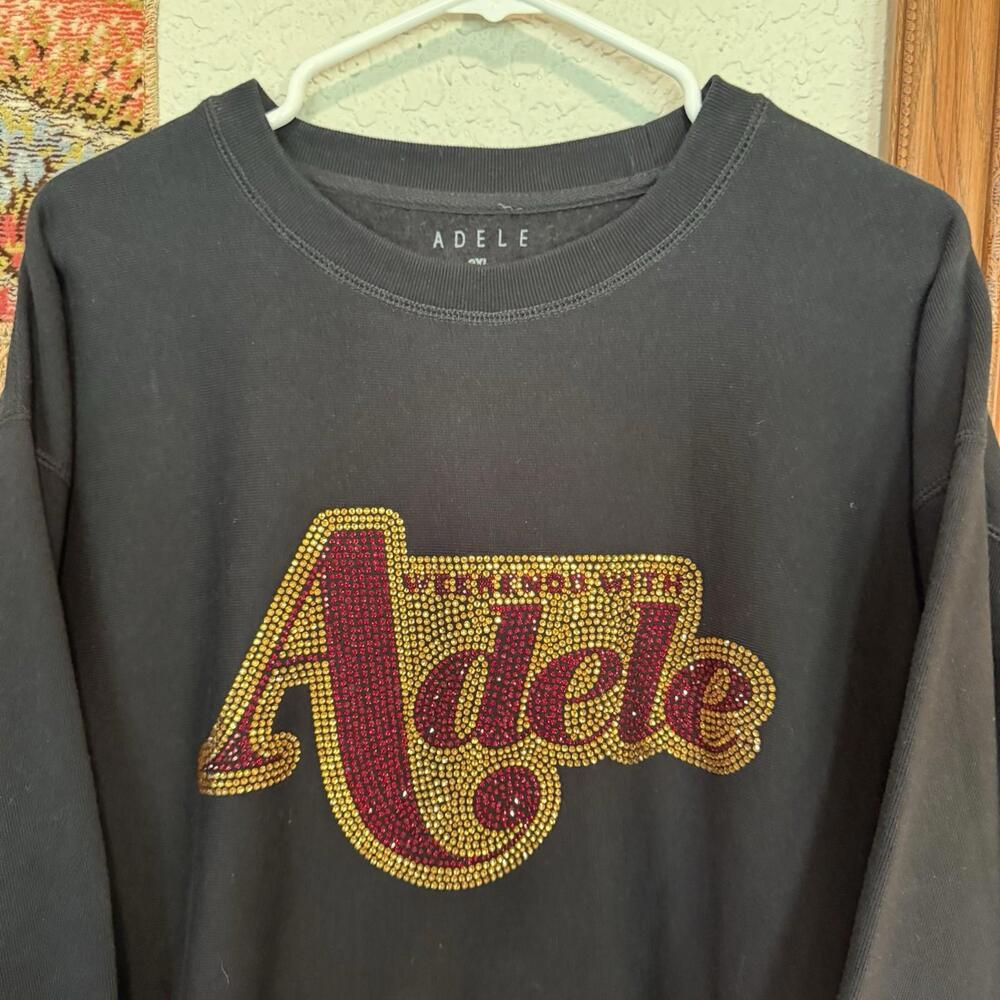 Weekends With Adele Official Rhinestone Crewneck … - image 4
